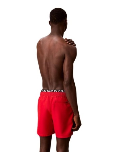 Calvin Klein Jeans short de bain homme rouge