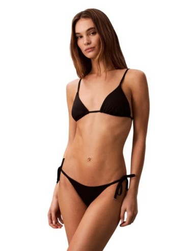 Calvin Klein Jeans bas de bikini noir à nouer