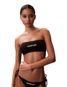 Calvin Klein Jeans haut de bikini bandeau noir