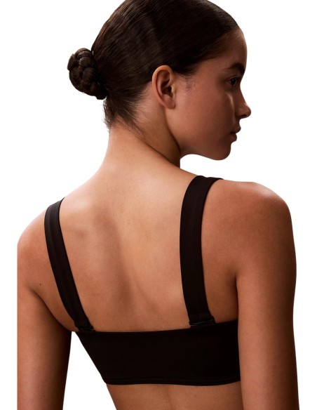 Calvin Klein Jeans haut de bikini bandeau noir
