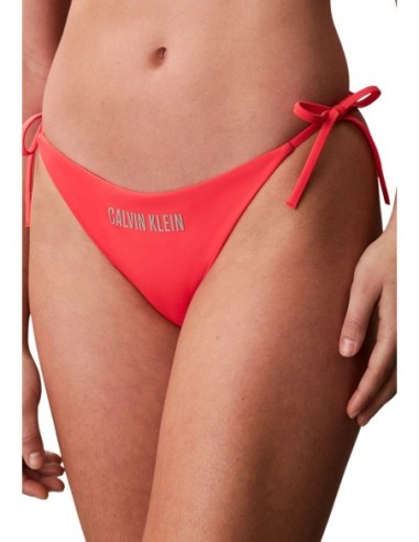 Calvin Klein Jeans bas de bikini orange à nouer