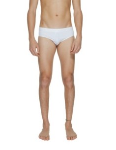 Calvin Klein slip de bain homme blanc