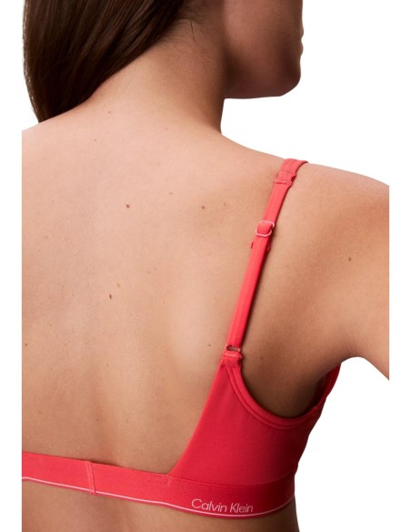 Calvin Klein Jeans haut de bikini bralette orange
