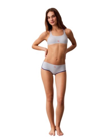 Calvin Klein Jeans haut de bikini bralette bleu azur