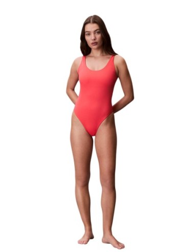 Calvin Klein Jeans maillot une pièce orange scoop back