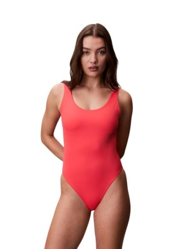 Calvin Klein Jeans maillot une pièce orange scoop back