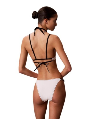 Calvin Klein Jeans haut de bikini bralette blanc