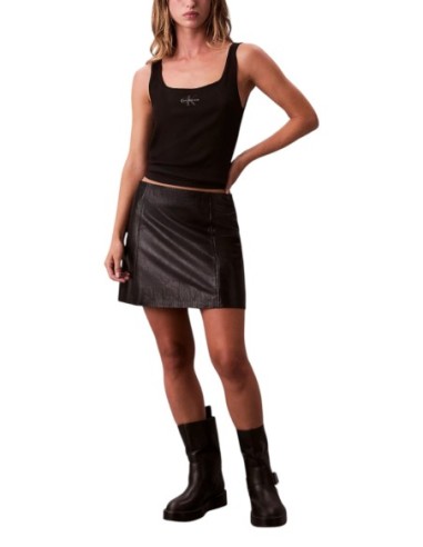 Calvin Klein Jeans débardeur femme noir coton stretch