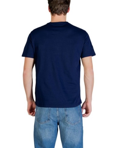 Calvin Klein Jeans t-shirt homme bleu coton