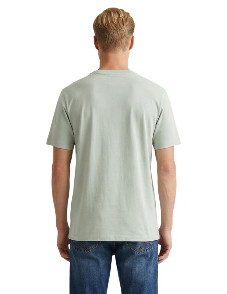 Calvin Klein Jeans t-shirt homme bleu azur imprimé