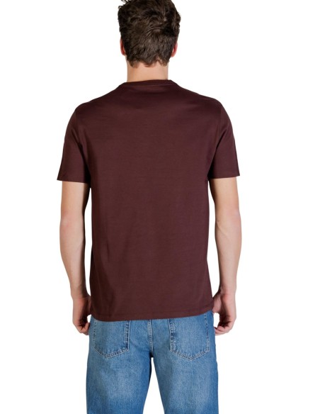 Calvin Klein Jeans t-shirt homme marron imprimé