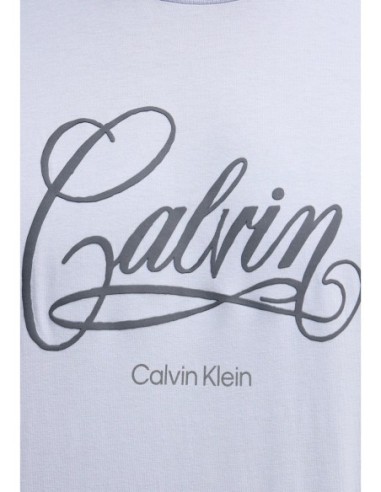 Calvin Klein Jeans t-shirt homme bleu imprimé