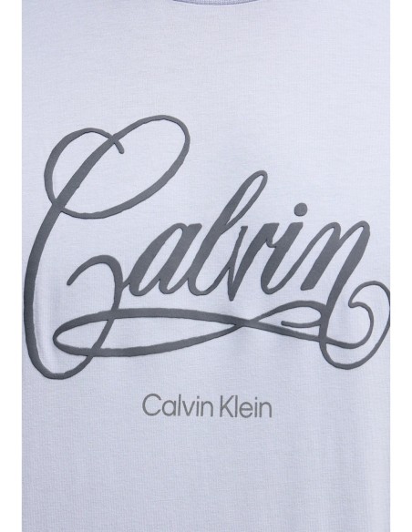 Calvin Klein Jeans t-shirt homme bleu imprimé