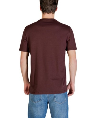 Calvin Klein Jeans t-shirt homme marron imprimé