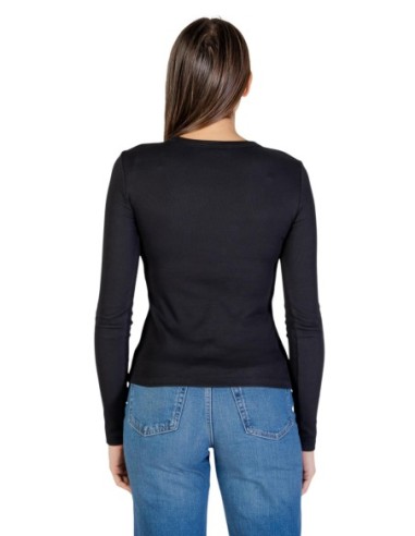 Calvin Klein Jeans t-shirt femme noir manches longues