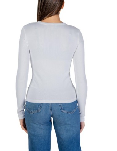 Calvin Klein Jeans t-shirt femme blanc manches longues