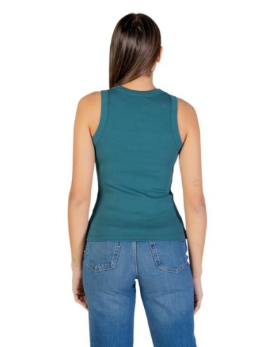 Calvin Klein Jeans débardeur femme vert coton