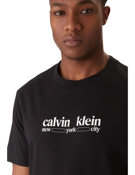 Calvin Klein Jeans t-shirt homme noir CK NYC