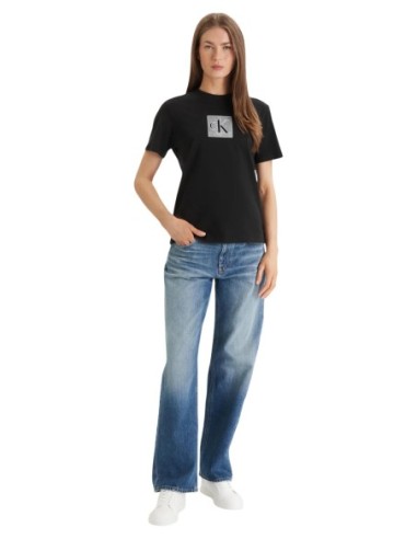 Calvin Klein Jeans t-shirt femme noir imprimé