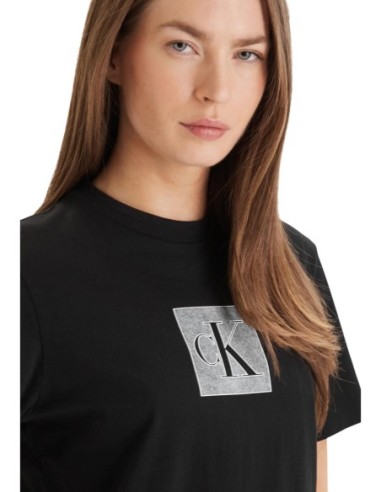 Calvin Klein Jeans t-shirt femme noir imprimé