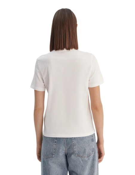 Calvin Klein Jeans t-shirt femme blanc imprimé
