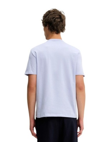 Calvin Klein Jeans t-shirt homme lilas imprimé