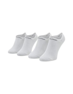 Calvin Klein Jeans chaussettes femme blanches sneaker lot 2