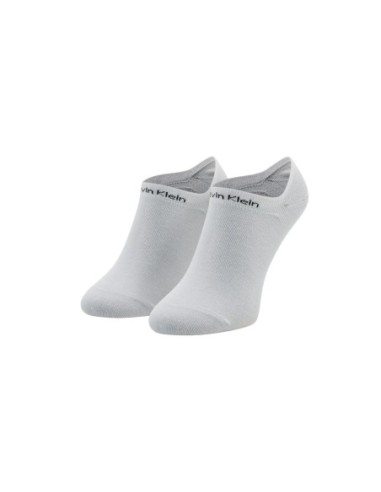 Calvin Klein Jeans chaussettes femme blanches sneaker lot 2