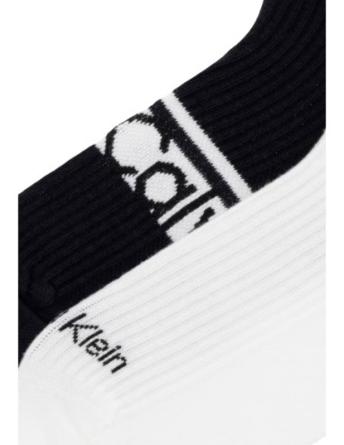 Calvin Klein Jeans chaussettes sneaker femme noires lot 2