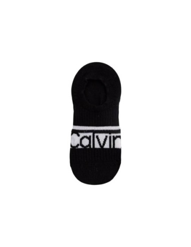 Calvin Klein Jeans chaussettes footie femme noires lot 2