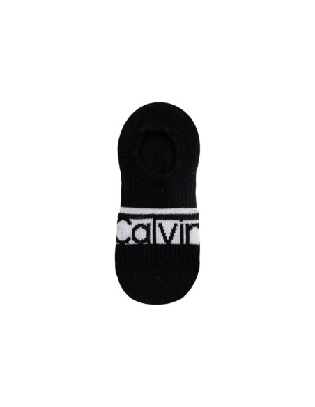 Calvin Klein Jeans chaussettes footie femme noires lot 2
