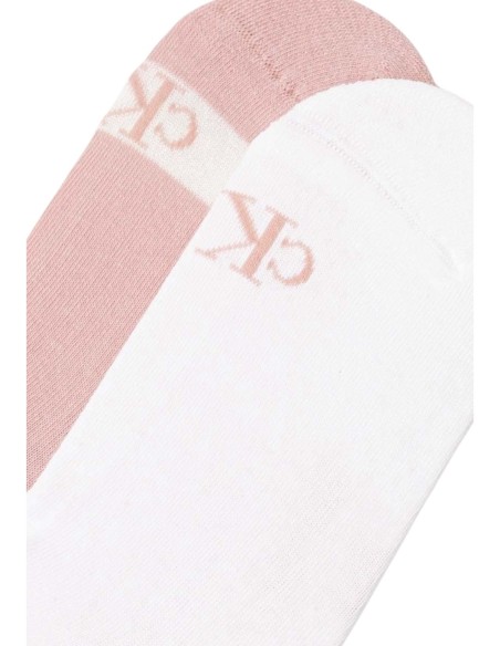Calvin Klein Jeans chaussettes femme roses lot 2