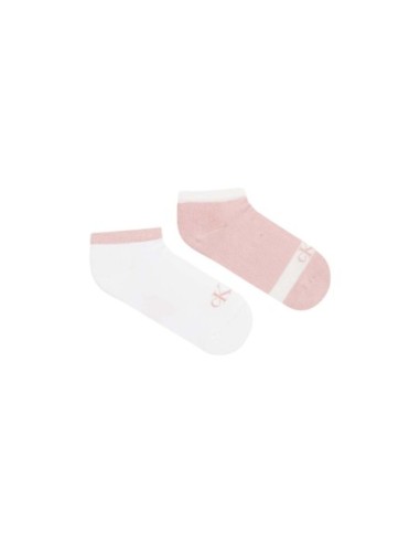 Calvin Klein Jeans chaussettes femme roses lot 2