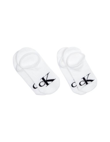 Chaussettes footie blanches CKJ – lot de 2 high cut