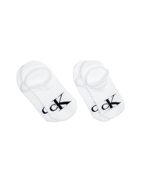 Chaussettes footie blanches CKJ – lot de 2 high cut