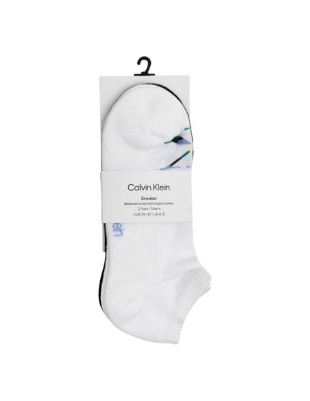 Chaussettes sneaker blanches CKJ – lot de 2 light comfort