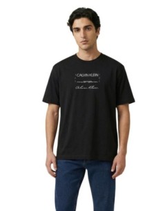 Calvin Klein Jeans t-shirt homme noir imprimé