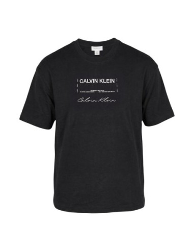 Calvin Klein Jeans t-shirt homme noir imprimé