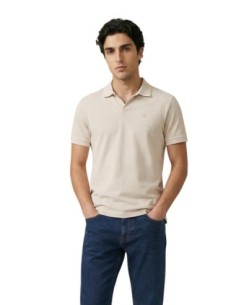 Calvin Klein Jeans polo homme beige coton
