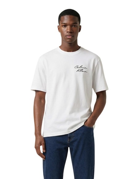 Calvin Klein Jeans t-shirt homme blanc LV04RE828G