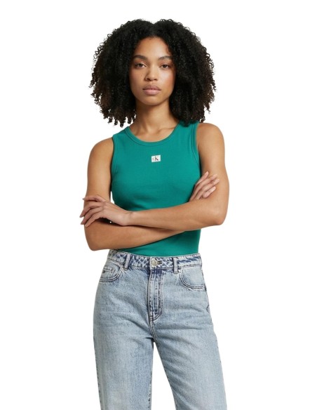 Calvin Klein Jeans débardeur femme vert