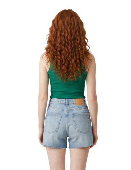 Calvin Klein Jeans débardeur femme vert imprimé