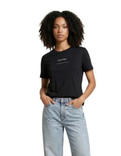 Calvin Klein Jeans t-shirt femme noir imprimé