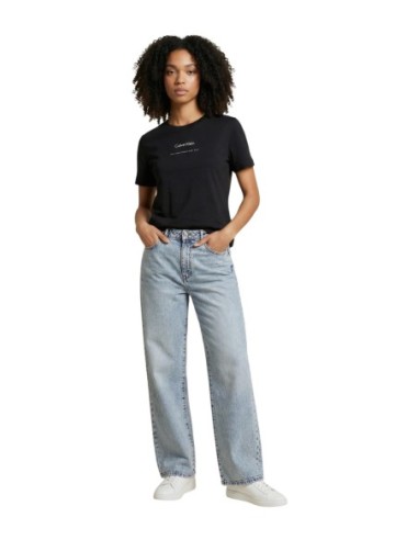 Calvin Klein Jeans t-shirt femme noir imprimé