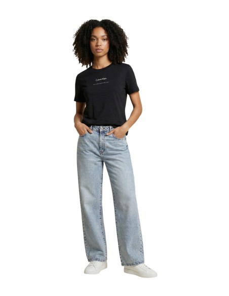 Calvin Klein Jeans t-shirt femme noir imprimé