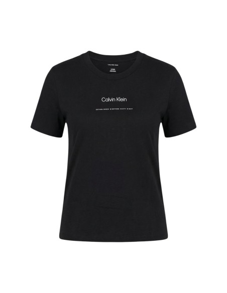 Calvin Klein Jeans t-shirt femme noir imprimé