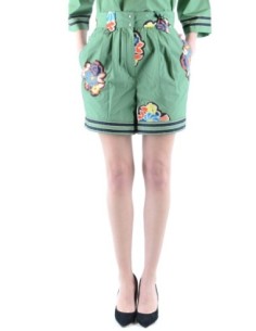 Philosophy short femme vert floral