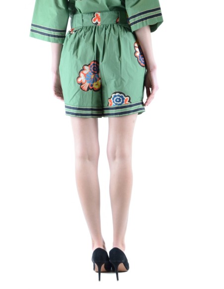 Philosophy short femme vert floral