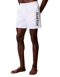 Calvin Klein Jeans short de bain homme blanc imprimé