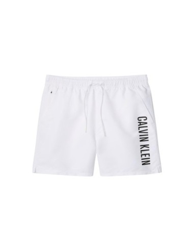 Calvin Klein Jeans short de bain homme blanc imprimé